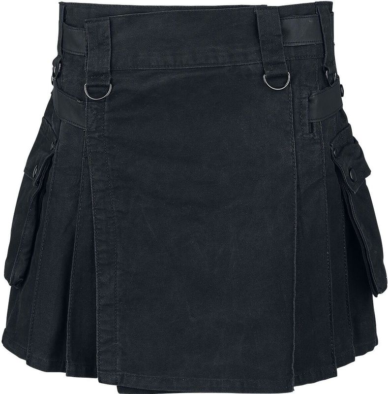 Forplay - Kilt - Korte Rok - Zwart
