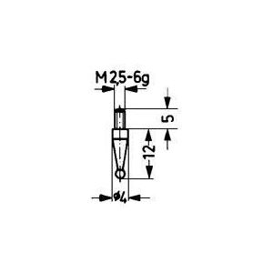 Messeinsatz HM Kugel Typ 18/ 1,0mm KÄFER