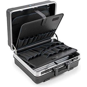 B&W Flex Gereedschapskoffer met insteekvakken voor gereedschap, koffer van ABS, volume 34,3 l, 47 x 36,5 x 20 cm binnen), 120,03/P, zonder gereedschap