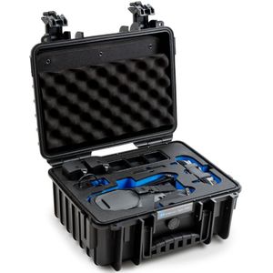 B&W Transportkoffer voor buiten, voor drone DJI Mavic 3 of DJI Mavic 3 Fly More Combo, type 3000, zwart, waterdicht volgens IP67-certificering, stofdicht, onbreekbaar en onverwoestbaar