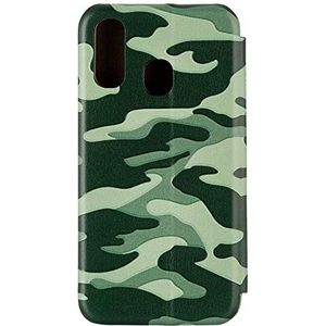 Commander Book Case CURVE voor Samsung A405 Galaxy A40 Camouflage