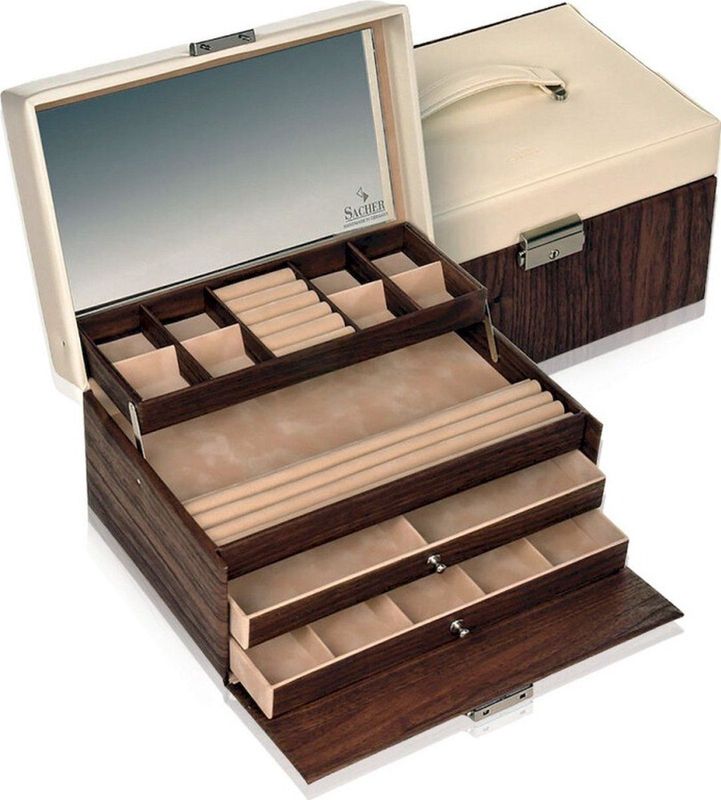 Sacher - Lisa - Sieradendoos - Beige-Wit