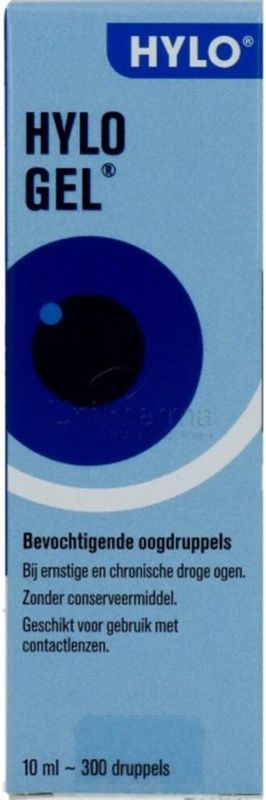 Hylo Oogdruppels Gel 10 ml - Hydraterende Oogdruppels Voor Droge Ogen