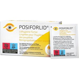 Posiforlid Reinigingsdoekje Oogleden 20