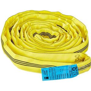 Braun 30061RS Ronde draagkracht 3000 kg draagkracht, 6 m omtrek, eindeloos met polyester kern, geel