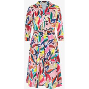 MORE & MORE Blousejurk  blauw / geel / groen / rood