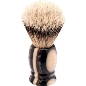 ERBE Scheerkwast - Puur Dassenhaar - Donkergrijs - Kunsthars Handvat