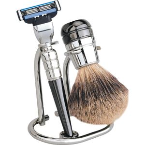 ERBE Titan Scheerset - Antraciet - Metaal - 3-delig