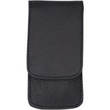 Erbe manicureset in lederen etui 3-delig - zwart