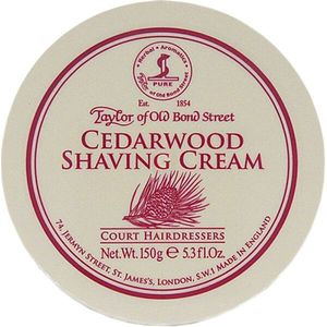 Taylor of Old Bond Street - Cederhout - Scheercrème - 150 g