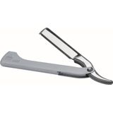 ERBE - Open Razor - Scheermes - Zwart/Rood - Roestvrijstaal - Inclusief 2 Mesjes