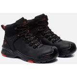 Baak - Brooklyn 6640 S3 - Werkschoenen - Zwart/Rood - Rundleer