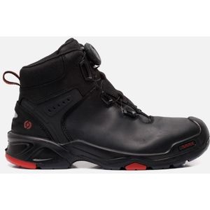 BAAK Sicherheitsstiefel Braxton Größe 45 schwarz / rot - 6642-45