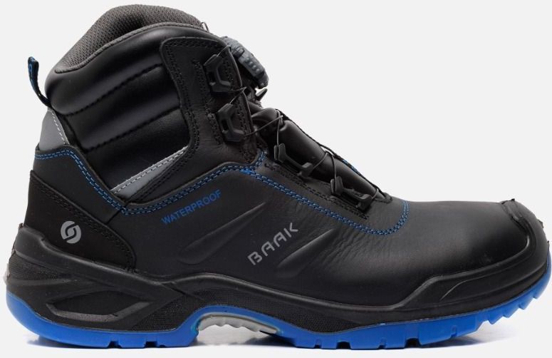 Baak - Hunter BOA 7323 S3 - Werkschoenen - Zwart-Blauw - Volnerf Kwaliteitsleer