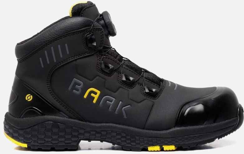 Baak - Alexander BOA S3S FO HRO LG SR ESD Hoog Werkschoenen - Zwart - Microvezel