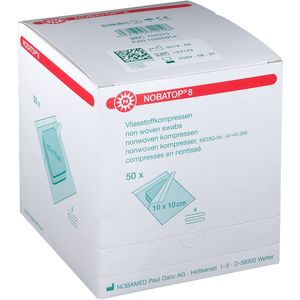 Nobatop - Gaaskompressen - Steriel - 10x10 cm - 50 x 2 stuks