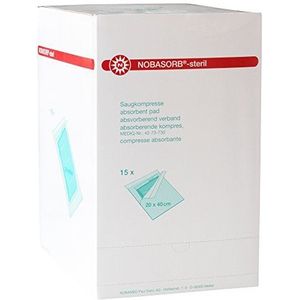 Nobasorb-steril zuigcompressor 20 x 40 cm, 15 stuks