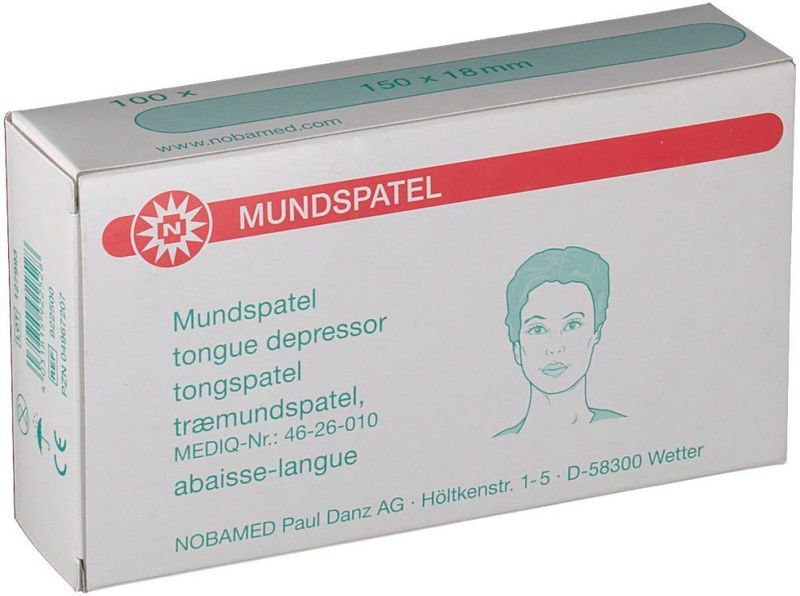 Noba - Tongspatel - Hout - 100 Stuks - Sterilisabel