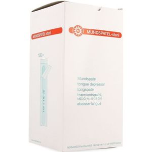 Mundspatel - Steriel - Hout - 100 Stuks