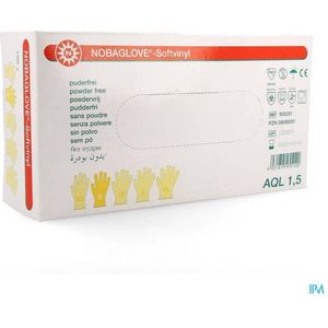 Noba - Vinyl Handschoenen - Geel - Poedervrij - 100 Stuks