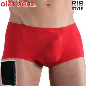 Olaf Benz - Minibroek (retroshorts) voor heren - korte broekspijpen (OB-1-05830), Rood