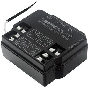 HOMEPILOT - Schakelactor Smart 1-kanaals | Krachtige inbouw schakelactor voor het bedienen van elektrische apparaten en verlichting | App & afstandsbediening in uw Smart Home