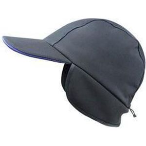 Softshell cap met oorwarmer, zwart