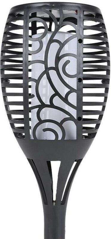 Lumineo Tuinfakkel - solar - vlameffect - ovaal - 60 cm