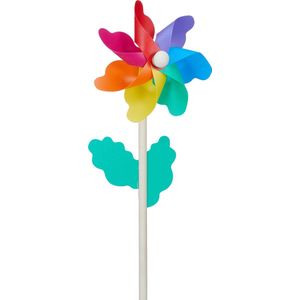 Cepewa Windmolen tuin/strand - Speelgoed - Multi kleuren - 30 cm