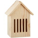 Vurenhouten vlinderhotel/insectenhotel 23 cm - Hotel/huisje voor insecten - Huis/hotel voor vlinders