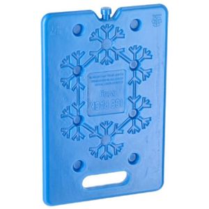 1x Blauwe koelelementen 600 gram 20 x 30 cm - Koelblokken/koelelementen voor koeltas/koelbox