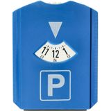 Cepewa Parkeerschijf met ijskrabber - blauw - draaischijf voor parkeren - kunststof