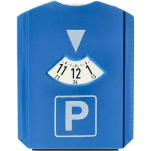 Cepewa Luxe blauwe parkeerschijf met ijskrabber - draaischijf voor parkeren