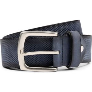Suitable Riem Leer Blauw - Maat 95 - Heren - Riem casual