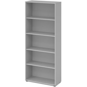 mcbuero.de Regal 5 Ordnerhöhen BxTxH 800x330x1880mm Grau
