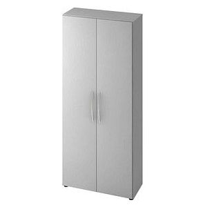 Schrank Basic 5 OH BxTxH 80x33x188cm Griff BM Grau Grau