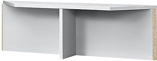 HAMMERBACHER Thekenaufsatz gerade, lichtgrau 108,0 x 32,0 x 35,0 cm