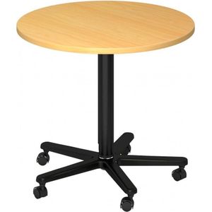 Bistro 80R D - Systeem conferentietafel Wit / Zwart