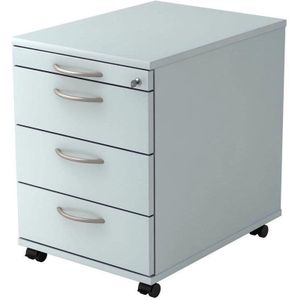 Ladeblok - 3 Lades - Verrijdbaar - Grijs - 42,8 x 58 x 59 cm - Signa Ac30 BM