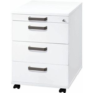 Ladeblok | 3 Lades | Verrijdbaar | Wit | 42,8 x 58 x 59 cm | Signa Ac30 SG