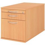mcbuero.de Rollcontainer 80cm 1 Schub 1 Hängeregistratur Schloss Bogen
