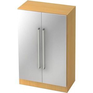 Wandkast | Beuken/Zilver | 80 x 42 x 127 cm | Signa G 7550 CE