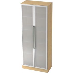 Wandkast - Esdoorn/Zilver - 80 x 42 x 200,4 cm - Signa G 7100G CE