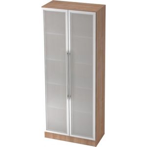 Wandkast - Walnoot/Zilver - 80 x 42 x 200,4 cm - Signa G 7100G RE