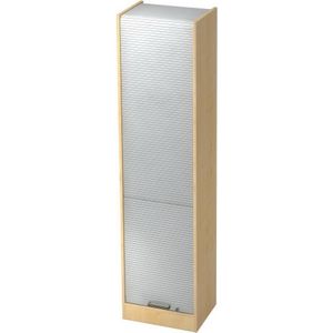 Wandkast | Esdoorn/Zilver | 50 x 40 x 200,4 cm | Signa R50 SG