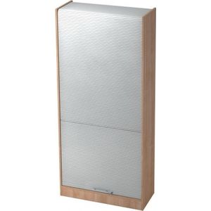 Wandkast - Walnoot/Zilver - 90 x 40 x 200,4 cm - Signa R90 RE