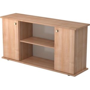 KAPA SB | Dressoir | met deuren - Walnoot met knop Sideboard