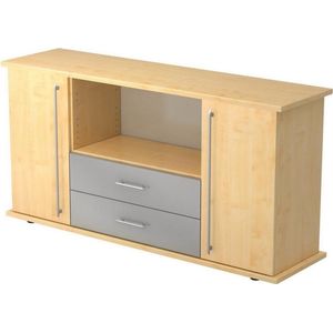 Kapa SB | Dressoir | met deuren + laden Pruim / Wit