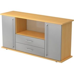 Kapa SB | Dressoir | met deuren + laden Pruim / Wit