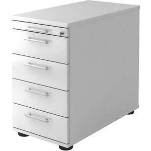 Ladeblok - 4 Lades - Wit - 42,8 x 80 x 72-76 cm - Signa Sc50 RE